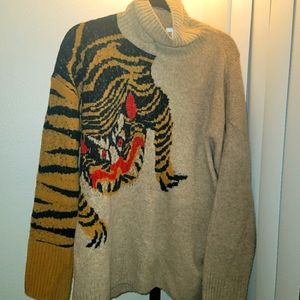 Like new earth tone turtleneck sweater/ tunic